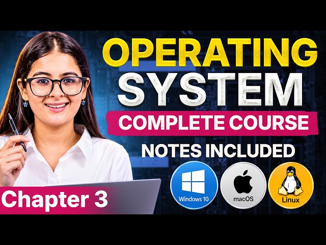 Ch 3: CPU Scheduling Algorithms | OS Complete Course | From Zero to Exam + Interview Ready