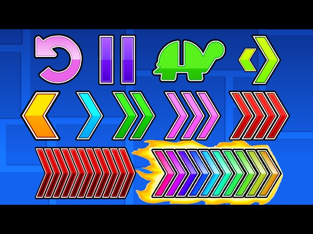 Geometry Dash With INFINITELY More Speed Portals