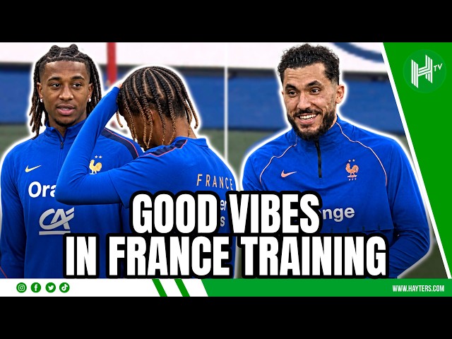 Cherki, Olise & France STARS have FUN in training with Zidane