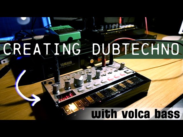 KORG - volca bass / how to make Dub Techno (no talking)