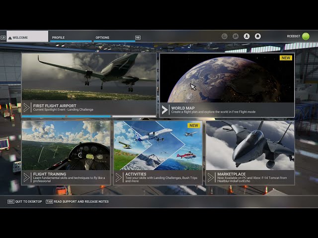 MSFS 2020 beginner tutorial 1: Planning a flight with in-game world map