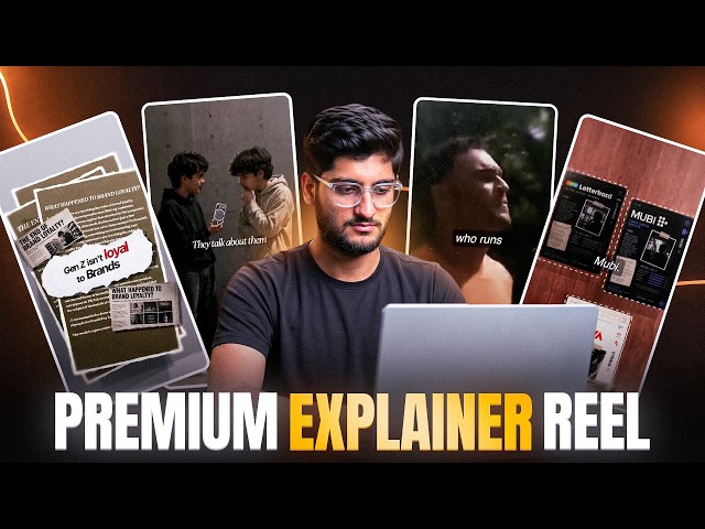 I Tried Making a Premium Explainer Reel using After Effects | Step by Step Tutorial