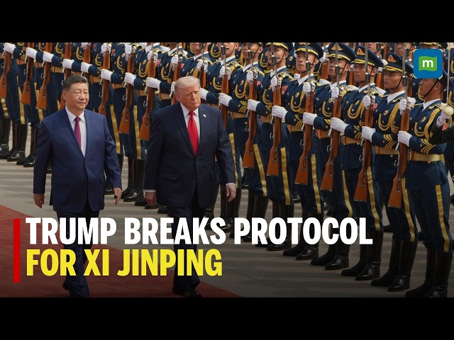 TRUMP WELCOMES XI JINPING Live At The Airport, Chinese President Arrives In Washington DC | US News