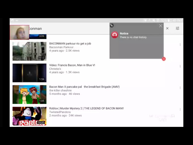 Baconman's live stream gaming