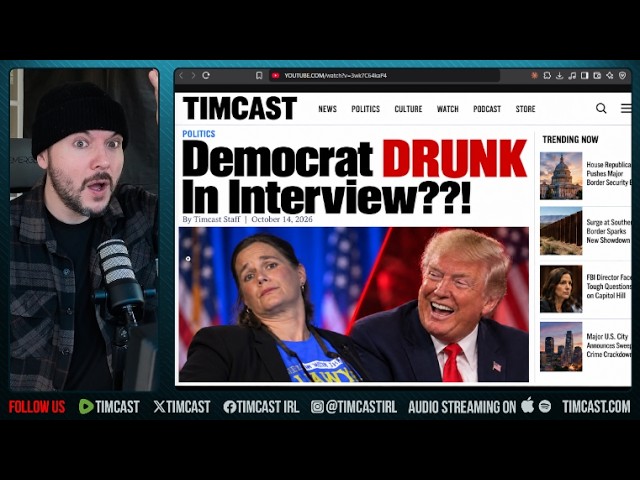 Democrat Showed Up DRUNK??! UNHINGED Interview GOES VIRAL | Tim Pool