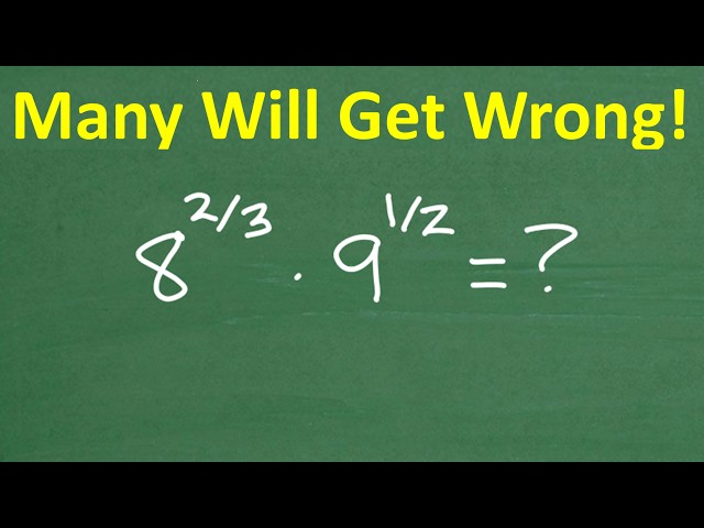 Can You Solve This Exponent Problem? Many Will Get It Wrong!
