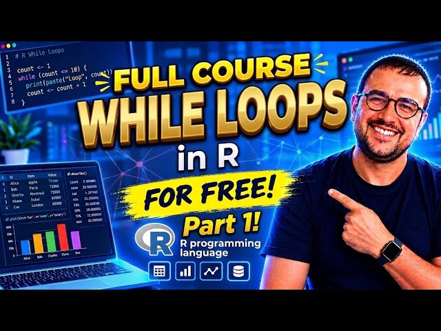 While loops in R programming language (PART 1)