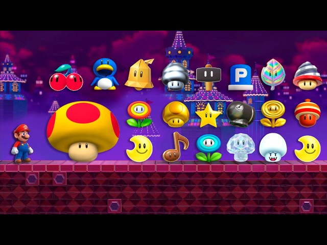 I Build Levels with ALL Power Ups! Super Mario Maker 2