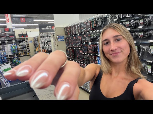 ASMR in a hardware store(public asmr)🔧