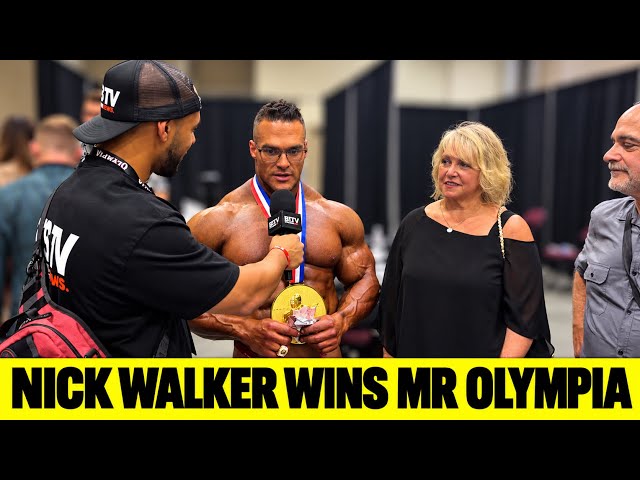 NICK WALKER & FAMILY INTERVIEW AFTER MR OLYMPIA WIN / RBP News