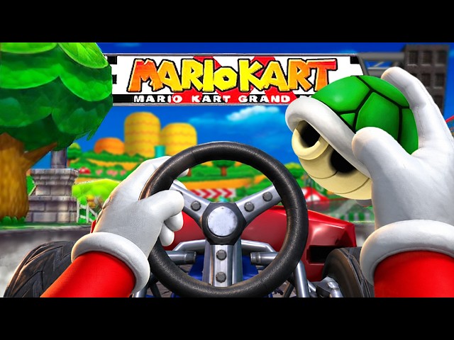 Mario Kart VR With Physical Steering Is AMAZING!