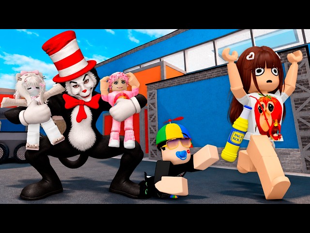 NEVER PLAY THE CAT IN THE HAT HORROR MM2 WITH FRIENDS / Roblox