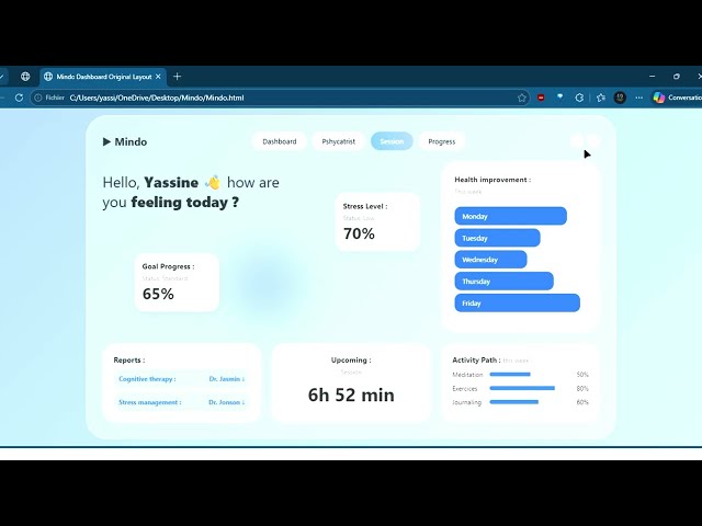 How to build a website in HTML/CSS in Visual Studio Code of Medecine !!