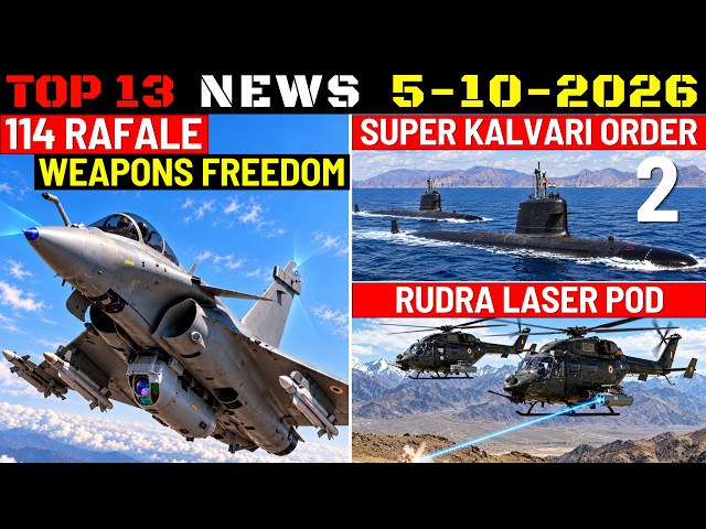 Indian Defence Updates : 114 Rafale Weapons Freedom,2 Super Kalvari,Rudra Laser Pod,Ghatak NUCAV