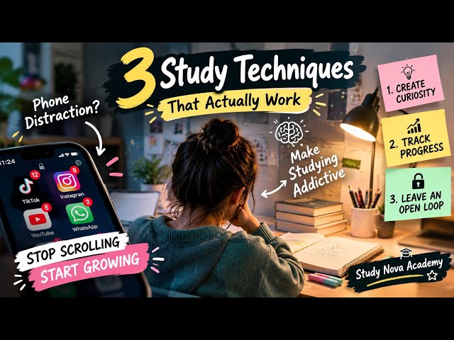 How to Make Studying Addictive(3 Science-Backed Techniques)#studytips #easy#practicaltips#motivation