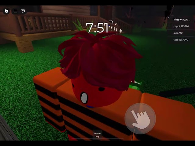 Playing spider because Halloween is coming up.