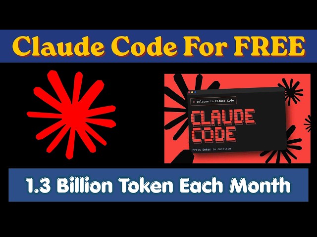 I Gave Claude Code 1.3 Billion Free Tokens Every Month