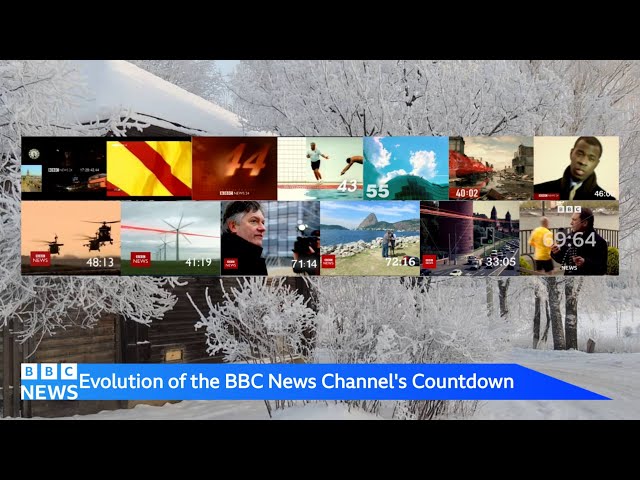 Evolution of the BBC News Channel's Countdown