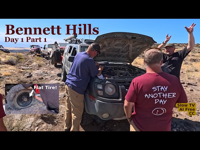 Driving ROUGH ROADS with OFF ROAD TRAILERS | Bennett Hills Adventure Day 1 Part 1