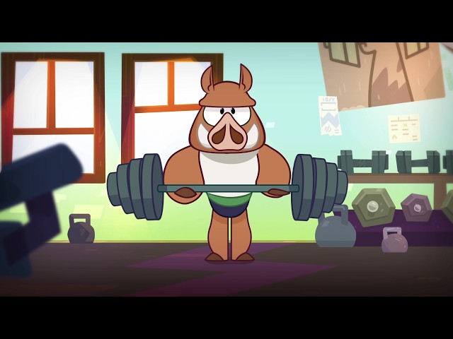 Workout Vlog 📹 | 🐙 Om Nom Stories - Cut The Rope 🐙 | Preschool Learning | Tiny TV