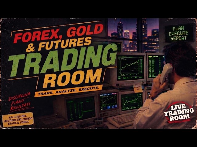 🔴 Sessione di Live Trading sul Forex, Gold e principali Futures