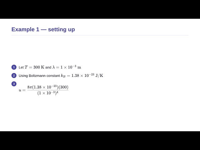 Statistical Mechanics - Rayleigh-Jeans Law