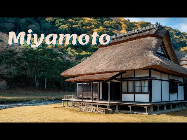 Paseo por la cuna del famoso Samurai Miyamoto Musashi | Mimasaka, Japan 4K