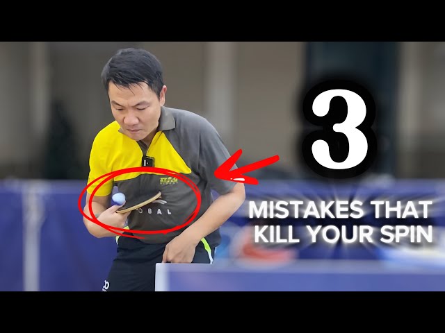 3 Mistakes That Kill Your Backspin Serve
