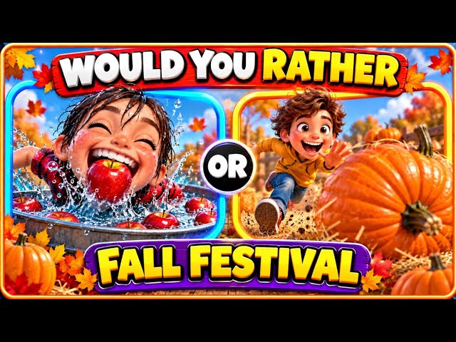 Fall Festival Brain Break! Would You Rather? 🍂 Let's Get Moving