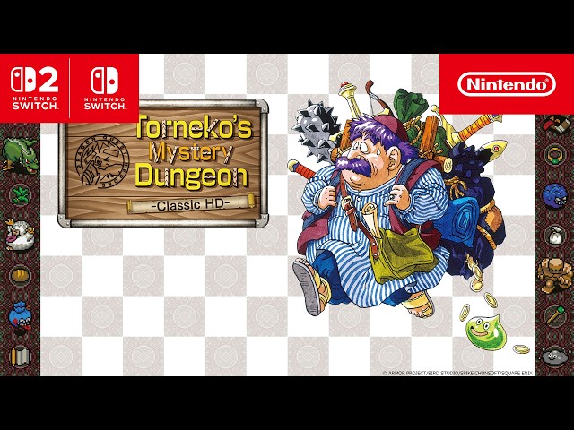 Dragon Quest Heroes: Torneko‘s Mystery Dungeon -Classic HD- – Launch Trailer – Nintendo Switch 2