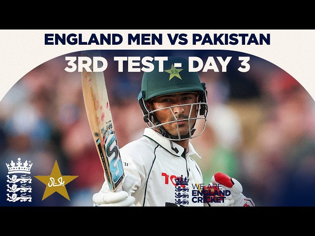 Stunning Razaullah Innings | Highlights - England v Pakistan Day 3 | Rothesay Test 2026