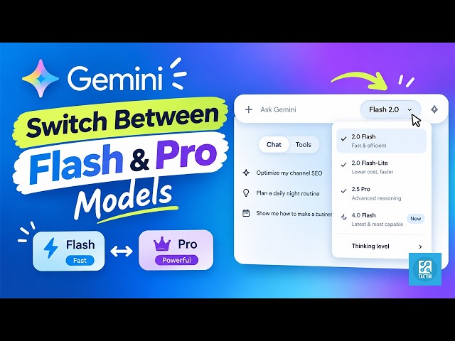 How to Switch Between Gemini Flash and Pro Models (2026)