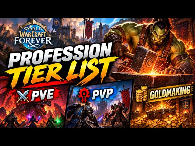 WoW Forever Profession Tier List – Best for PvE, PvP & Goldmaking!