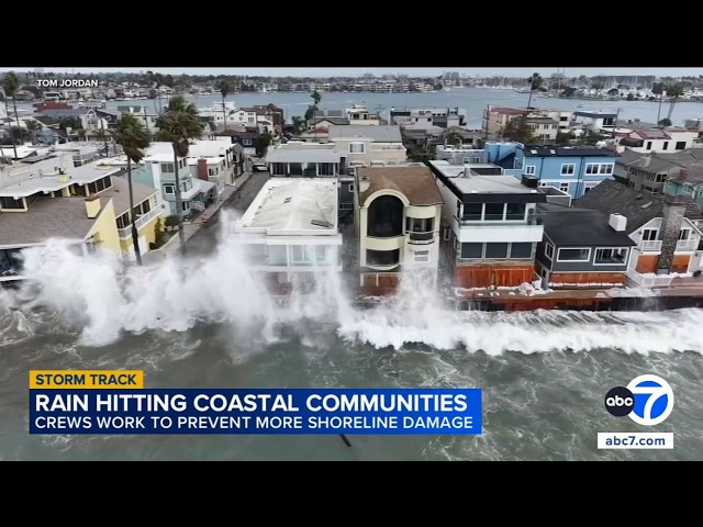 Long Beach races to shore up peninsula ahead of rain, king tides