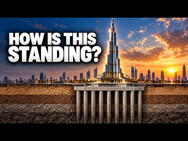 Burj Khalifa: How Engineers Built the World's Tallest Tower on Weak Ground