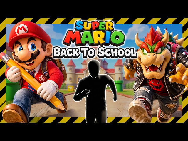 SUPER MARIO Back to School Brain Break | Classroom Movement Break & PE Warm-Up |  Full Body #19
