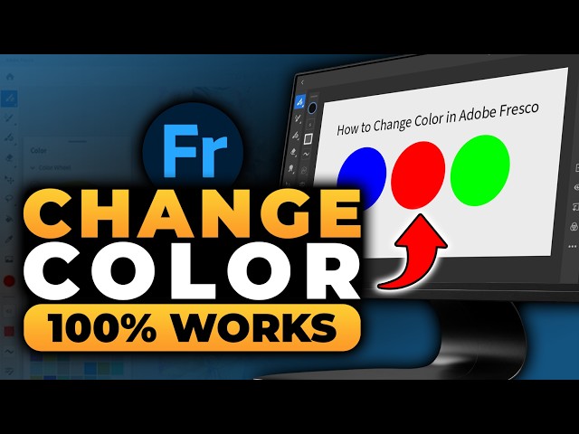 How To Change Color in Adobe Fresco (𝟮𝟬𝟮𝟲) | 100% WORKS | NO Yapping, To The Point! | FAST & EASY