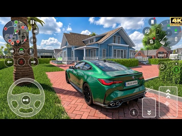 BMW M4 G82 - Car Parking Driving School Gameplay | 4K ULTRA GRAPHICS
