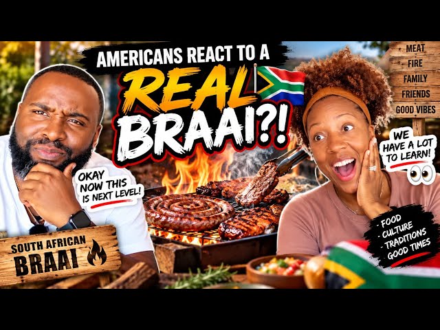 Americans React to a REAL South African Braai 🇿🇦🔥
