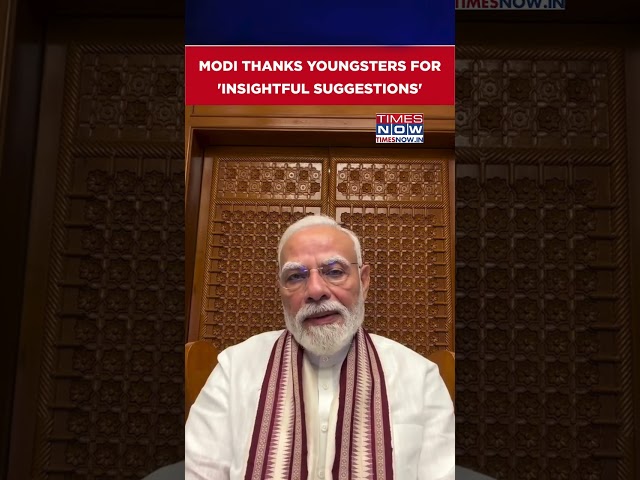 PM Narendra Modi Posts Another Video On Instagram, Thanks Youngsters For 'Insightful Suggestions'