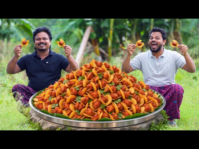 Butterfly Chicken Potato Snacks | Potato Butterflies | Crispy Butterfly Chicken | Grandpa Kitchen