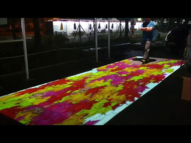OUTDOOR INTERACTIVE PROJECTION MAPPING 7