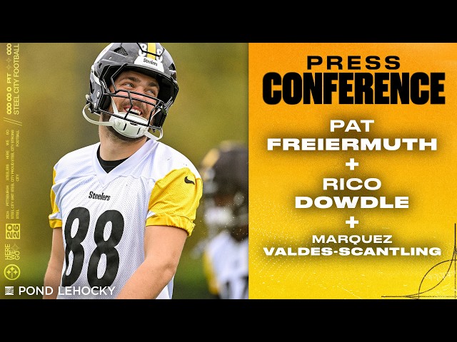 Pat Freiermuth, Rico Dowdle & Marquez Valdes-Scantling (October 21) | Pittsburgh Steelers