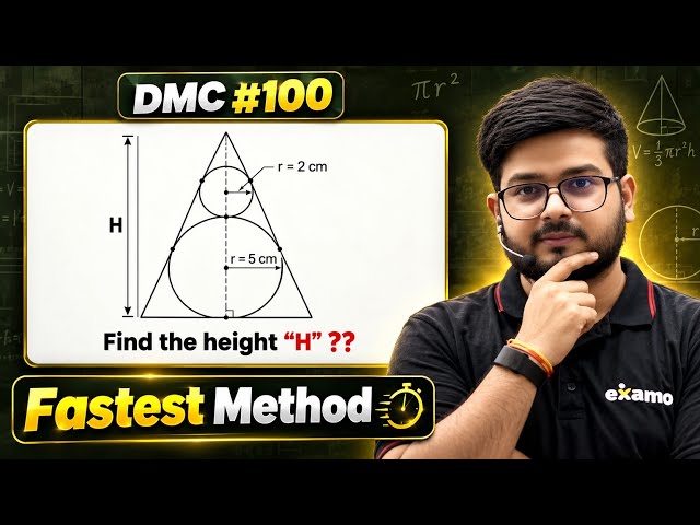 Solve Cone & Sphere Problem in Seconds! 🔥 | Geometry Shortcut | DMC #100