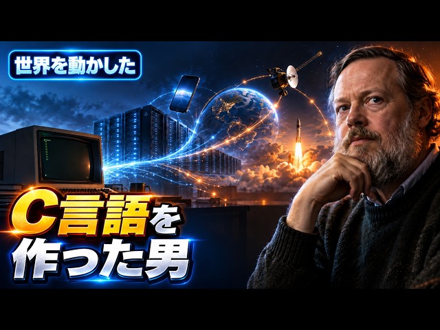 【C言語】世界を動かす言語を作った男｜デニス・リッチーとUnix EP.04