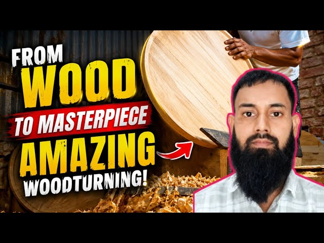 Masterclass on Balancing Unstable Logs for High Speed Artisanal Woodturning Projects