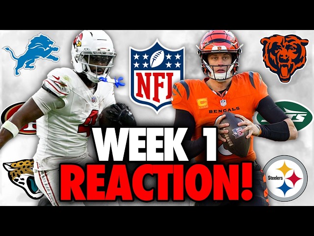 Reacting to Every NFL Week 1 Game!! | NFL Analysis