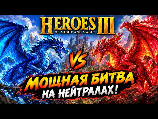 Герои 3 | Эпичная битва против Мефалы на Нейтралах | Jebus Outcast