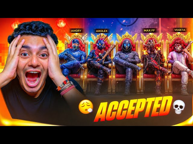 NG MADMAX vs MAX FF vs VG VEGETA vs NG ANGRY ☠️ ALL YOUTUBERS IN ONE MATCH 📈🔥