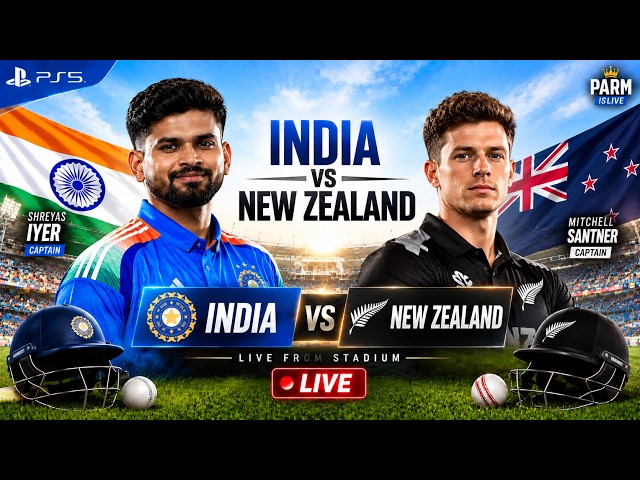 INDIA VS NEW ZEALAND || T20 Series || PS5 Gapmeplay || #live